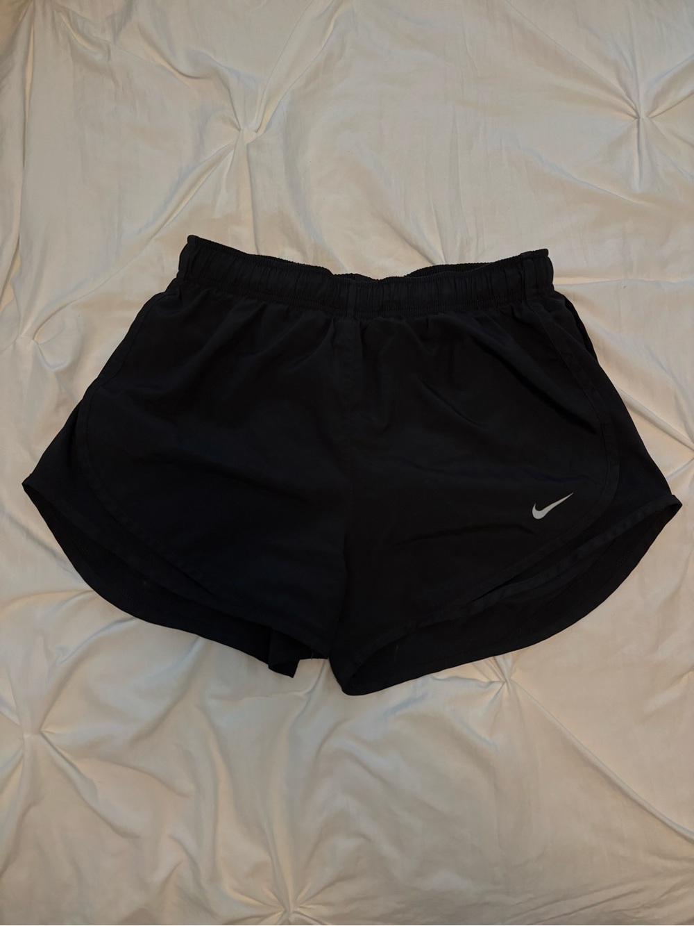 Nike Women's Black Athletic Training Shorts with Swoosh